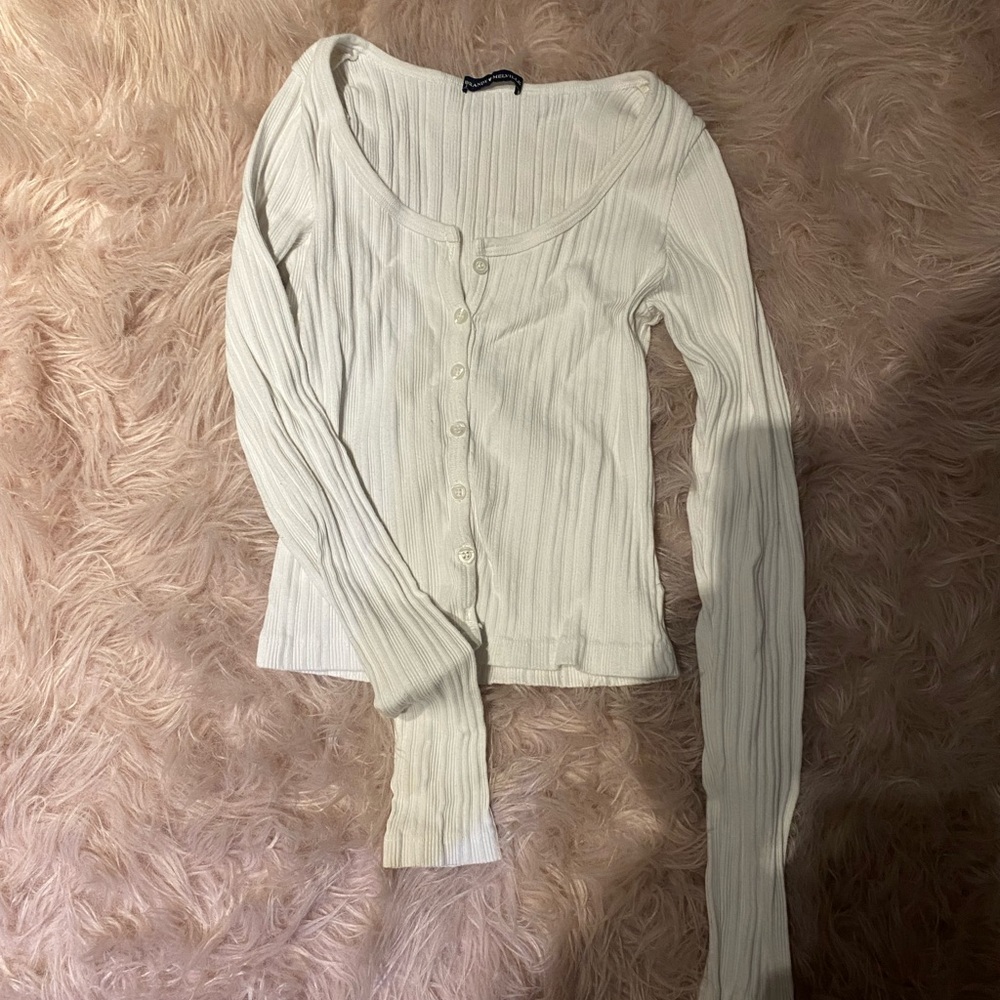Brandy Melvile white zelly top